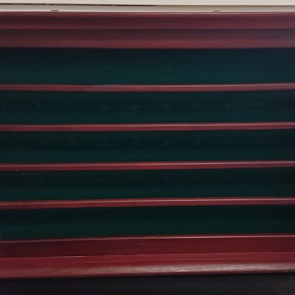 Vintage 50 Golf Ball Display Cabinet all wood - Cherrywood - Picture 1 of 5